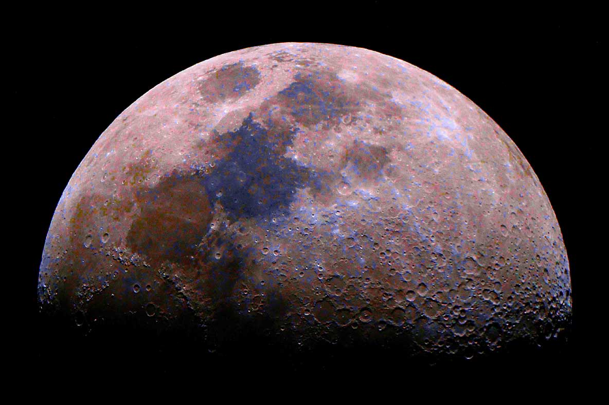 True Colors of the Moon Sky & Telescope