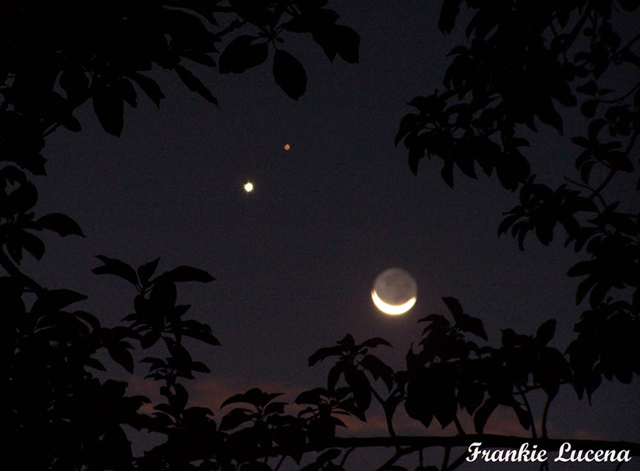 Moon Venus Mars Conjunction Sky & Telescope