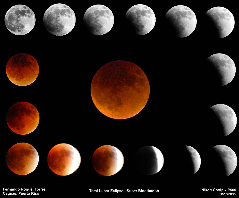 Total Lunar Eclipse and SuperBloodMoon 2015