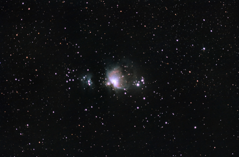 Orion nebula wide field Sky & Telescope