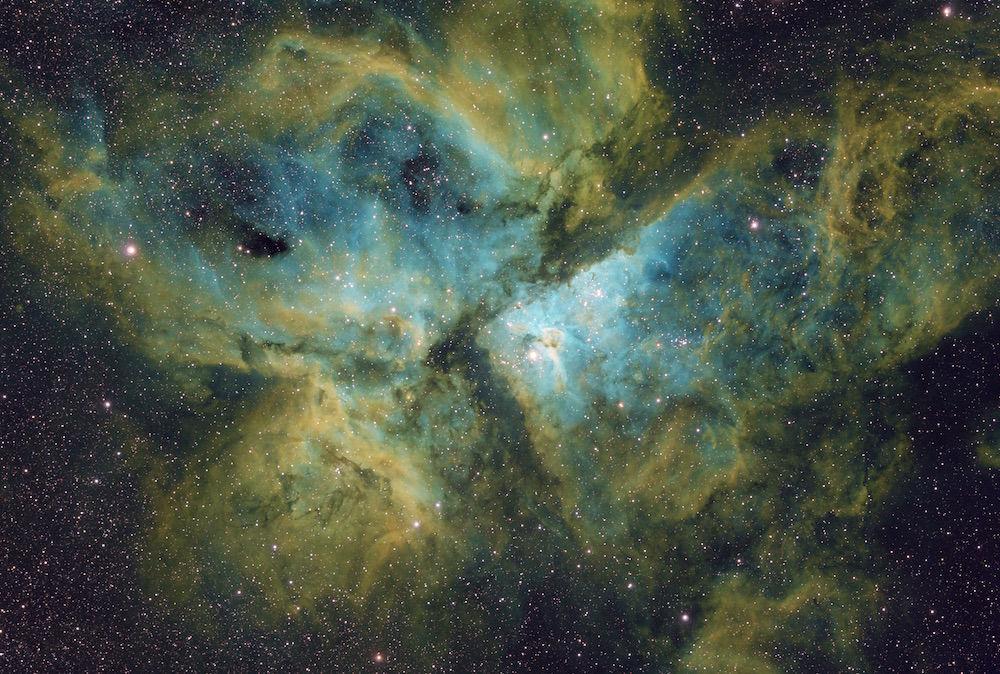 Eta Carinae Nebula in Narrow Band