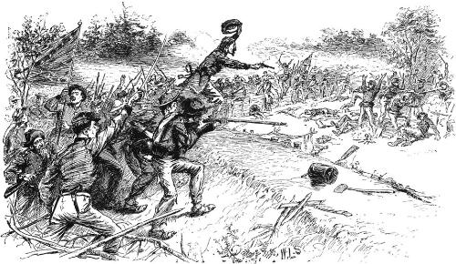 Jackson's flank attack in Chancellorsville