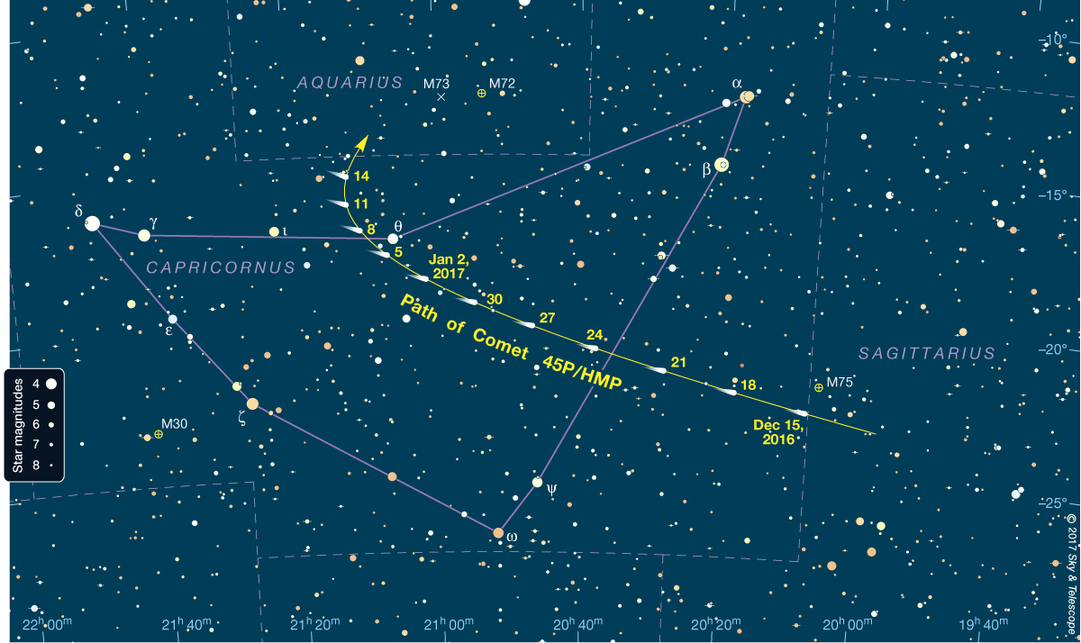 Finder Chart Comet 45P/