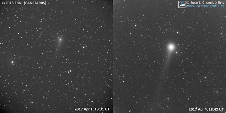 Comet PanSTARRS (С / 2015 ER61) Хосе J Чембо