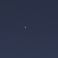Earth and Moon from Cassini