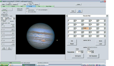 Wavelet sharpening with RegiStax. A helpful tool for planetary imaging of astrophotographs.