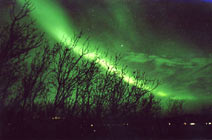 Aurora over Efri Bru, Iceland