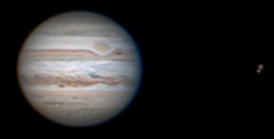 Jupiter on the evening of Sept. 2, 2009