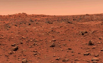 Viking 1's view on Mars