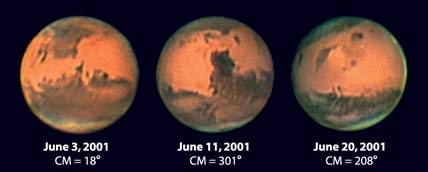 Three Faces of Mars