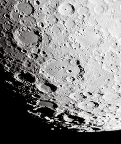Moon's southern highlands