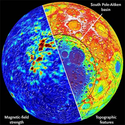 Magnetic anomalies on the Moon's far side