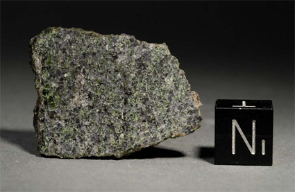 Interior of meteorite NWA 7325
