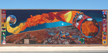 Phoenix mural in Tucson