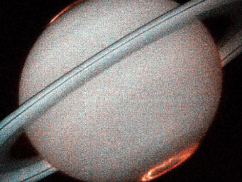 Saturn aurorae by Hubble