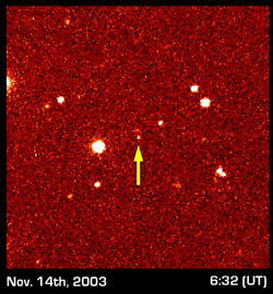 Sedna discovery image