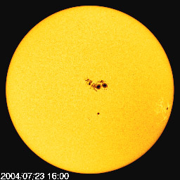 Sun on July 23