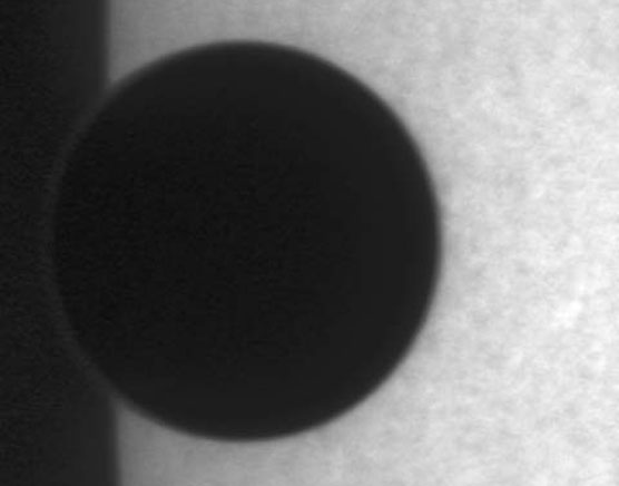 Close-up of 2004 Venus transit