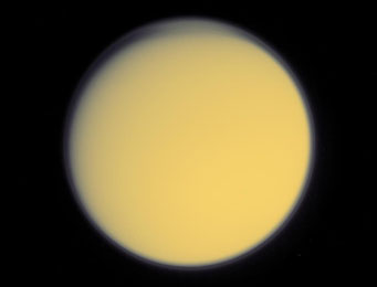Titan's hazy disk