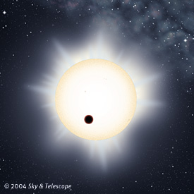 Transiting exoplanet