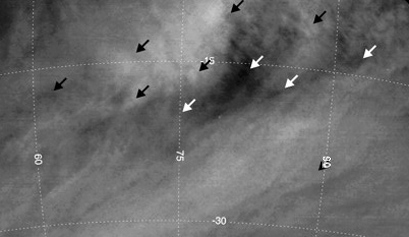 Wind vectors on Venus