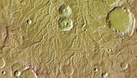 How Hard Did It Rain on Ancient Mars?