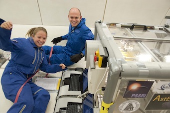 Murdoch and Rozitis in microgravity