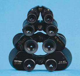 Stacked binoculars