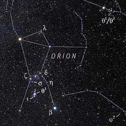 Double stars in and around Orion