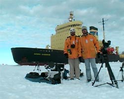 On the ice for a total eclipse
