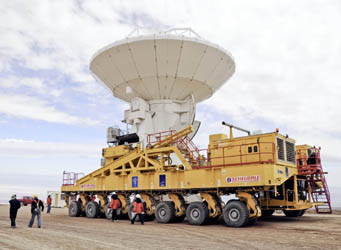 Delivbery of first ALMA dish