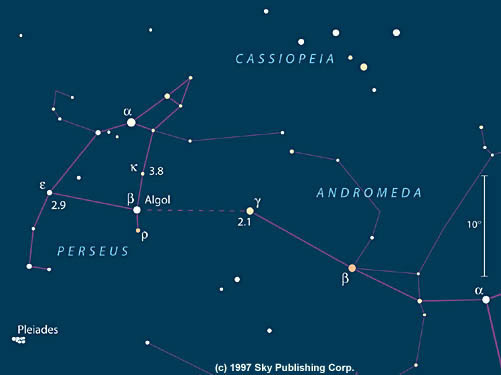 Algol Star Map