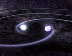 Binary white dwarf