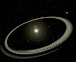 Planetary debris ring