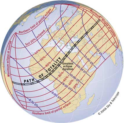 Solar Eclipse Map