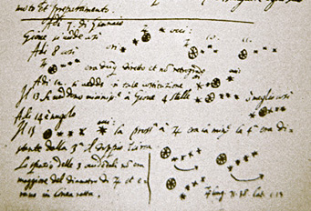 Galileo's notebook