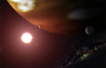 Planets of dwarf star Gliese 876