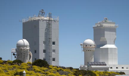 Telescopes at Teide Observatory