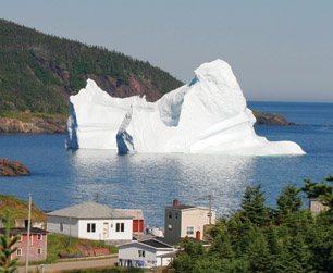 Grounded iceberg in Labrador