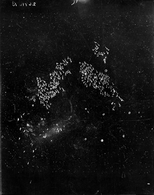Large Magellanic Cloud with notations