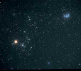 Hyades and Pleiades