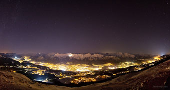 Night Sky above Innsbruck