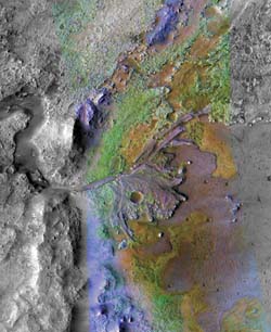 Clay deposits on Mars