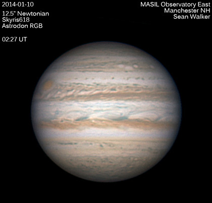 Jupiter on January 9–10, 2014