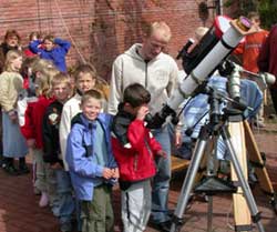 Public viewing of the transit of Mercury