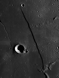 Rupes Recta on the Moon