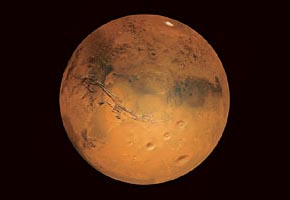 Mars on August 26-27, 2003