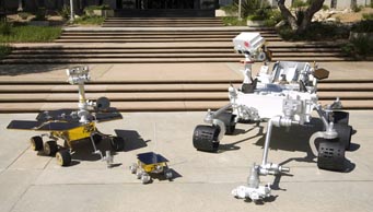 Mars rovers compared