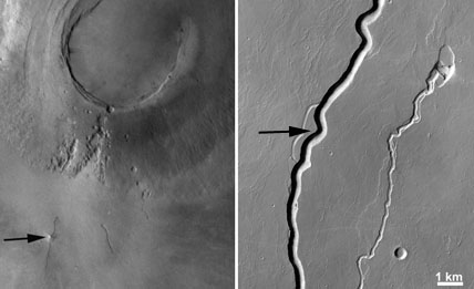 Martian volcano false alarm