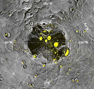 Radar-bright patches on Mercury